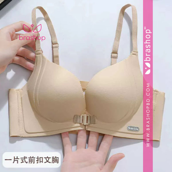 Women Front Closure Padded Comfort Bra – Daily Wear | Soft & Supportive