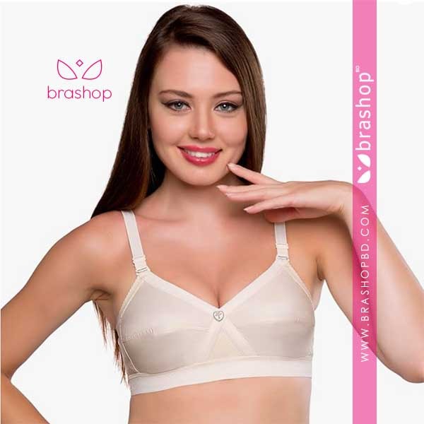 Trylo Krutika Plain Bra | X Belt | Indian Bra | Heavy Breast | D cup