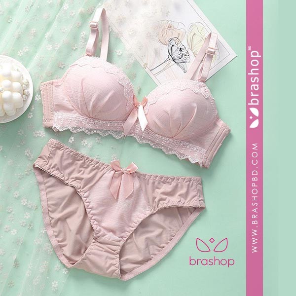 Premium Lace Design Bra Panty Set