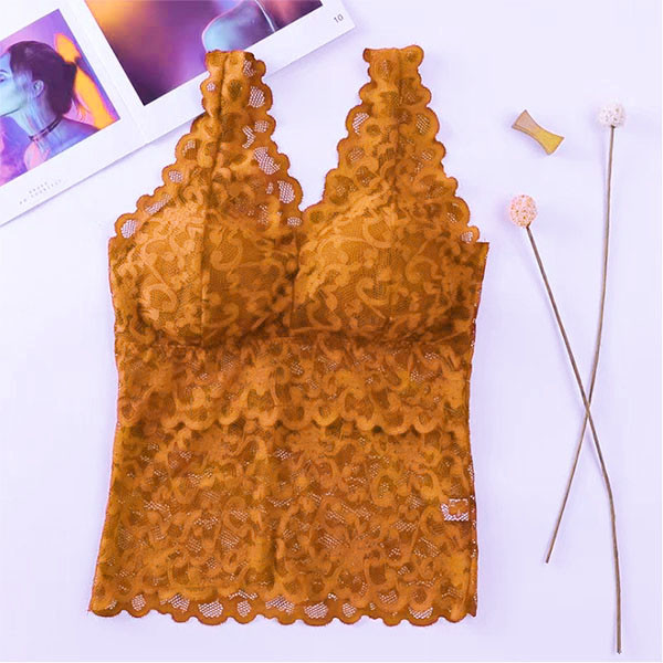 Elegant Lace Longline Bra – Stylish Comfort in Multiple Colors